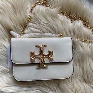 Tory Burch Eleanor small bag NEW ivory gold chain